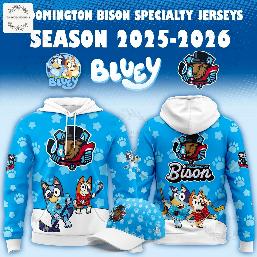 Bloomington Bison x Bluey Day 2025 Hoodie