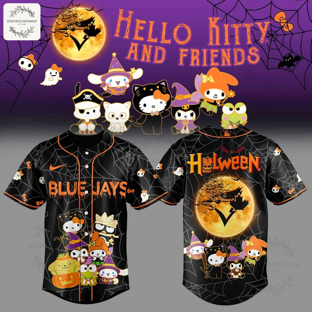 Blue Jays x Hello Kitty and Friends Halloween Baseball Jersey