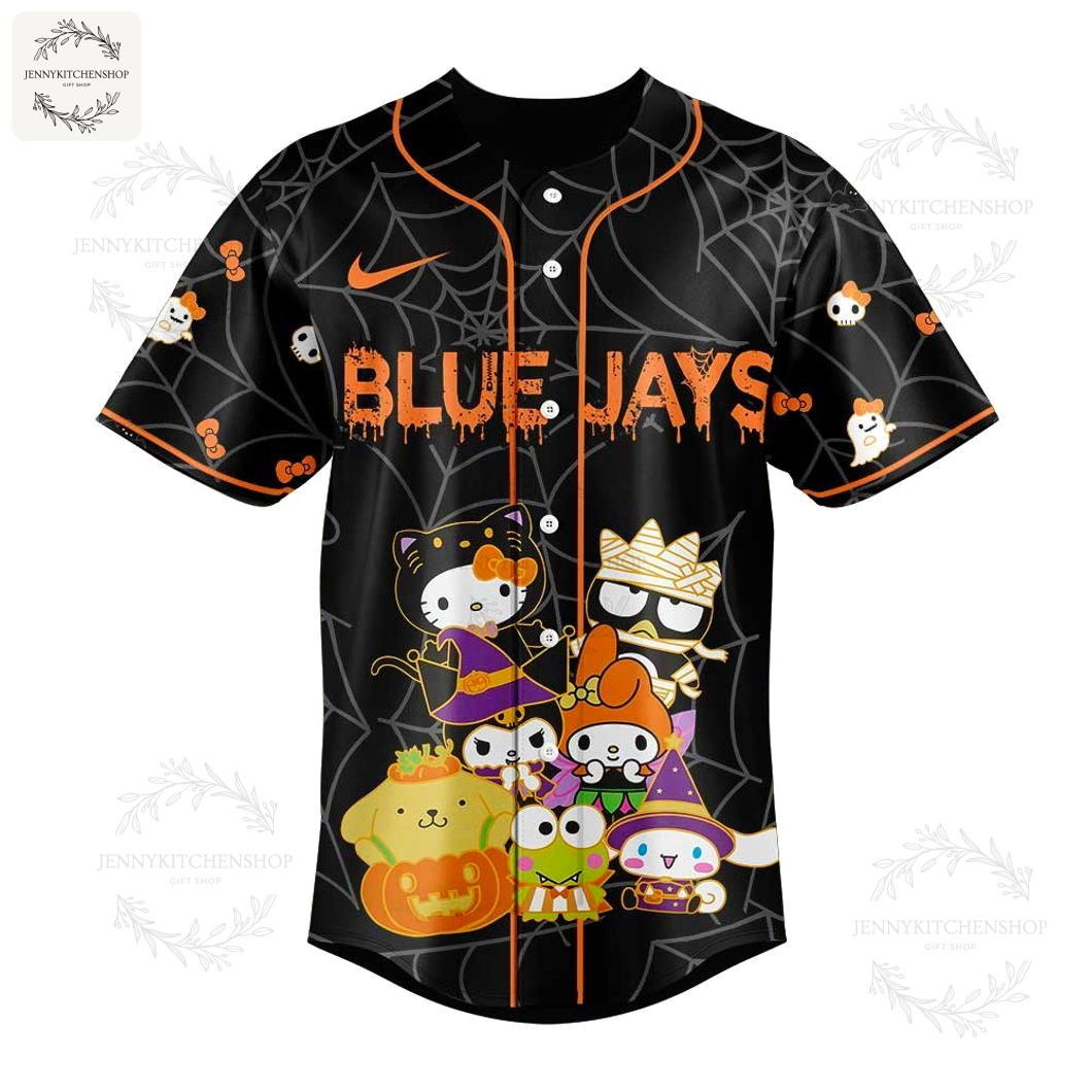Blue Jays x Hello Kitty and Friends Halloween Baseball Jersey