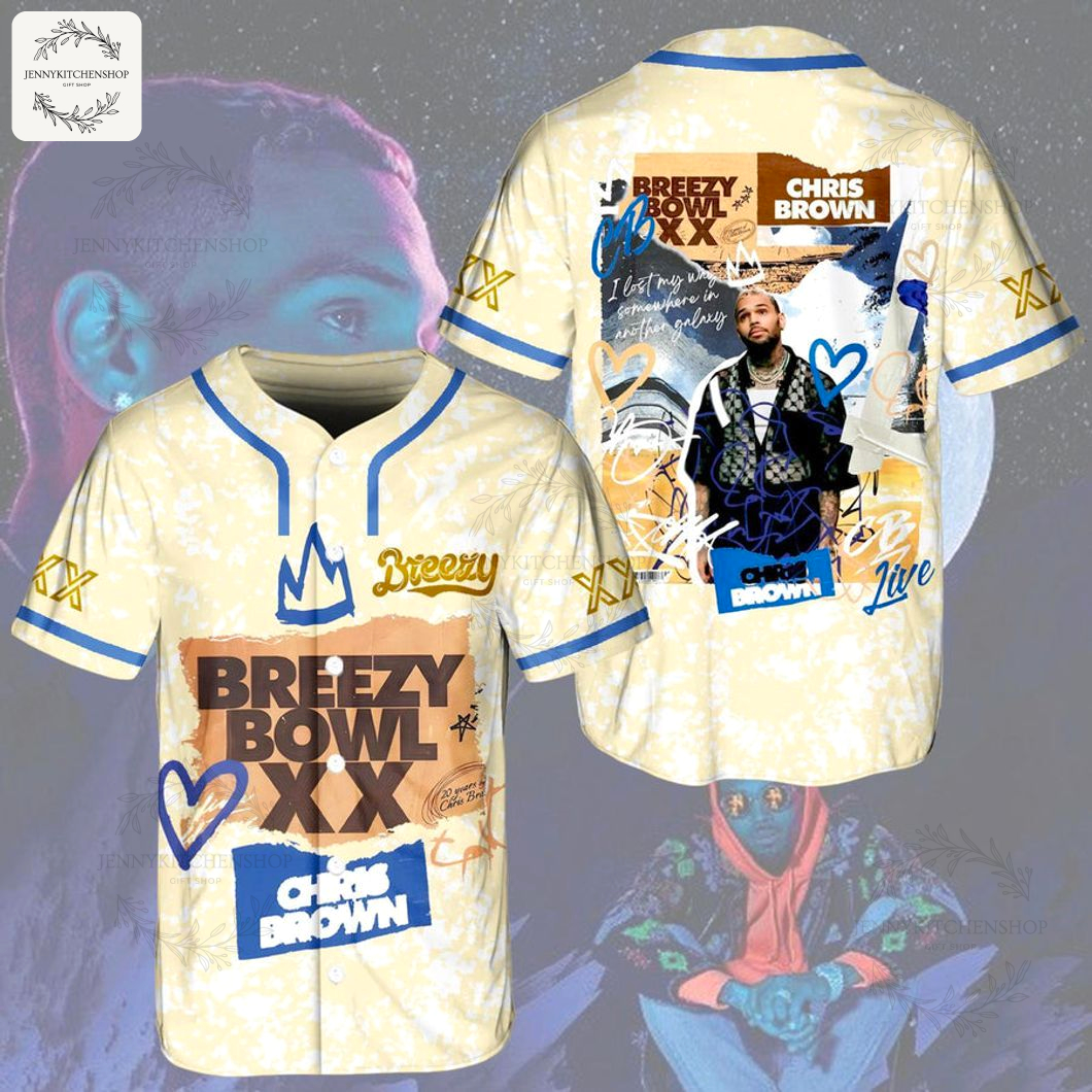 Chris Brown Breezy Bowl XX Baseball Jersey – Limited Edition Fan Tribute Jersey