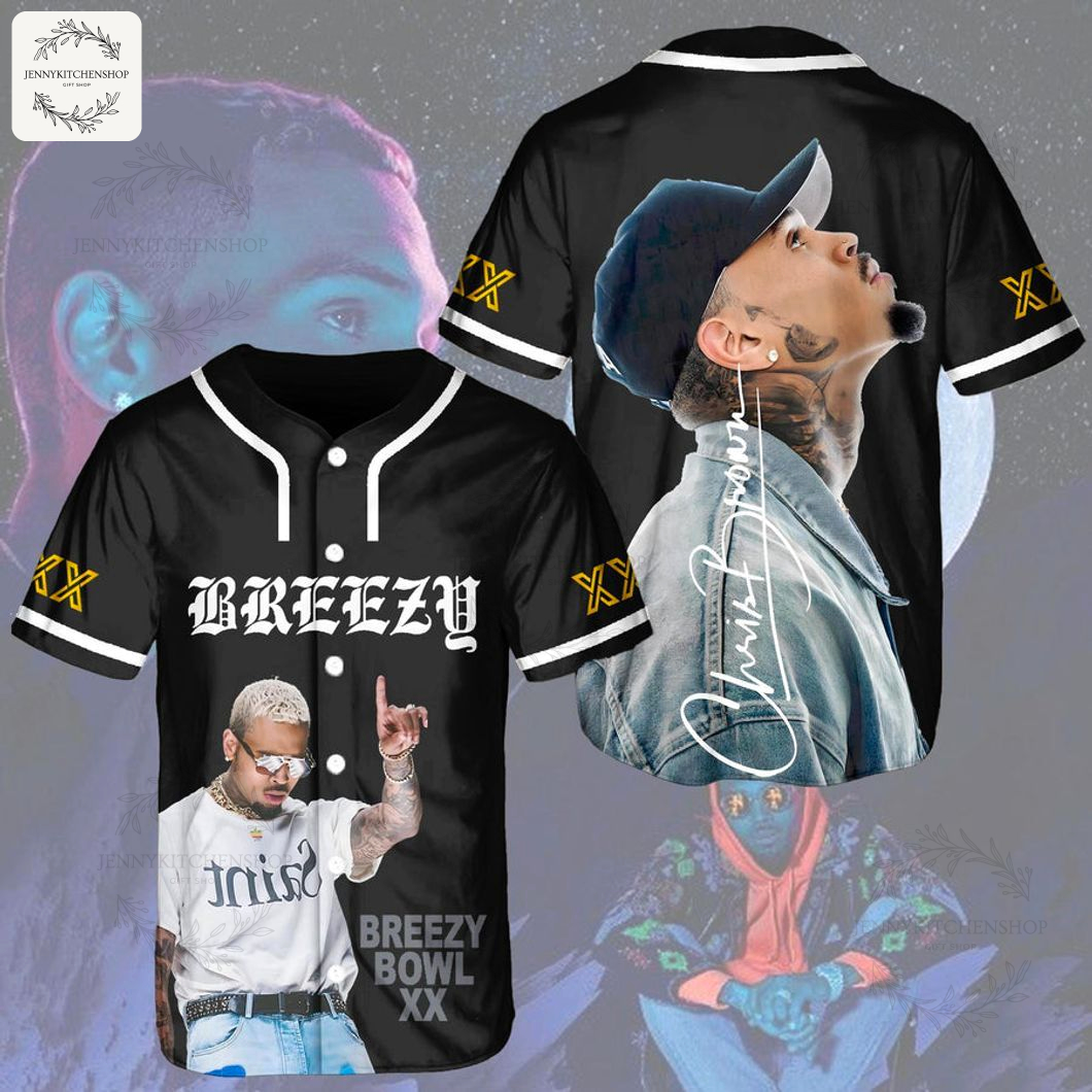 Chris Brown Breezy Bowl XX Baseball Jersey – Limited Edition Fan Tribute Jersey
