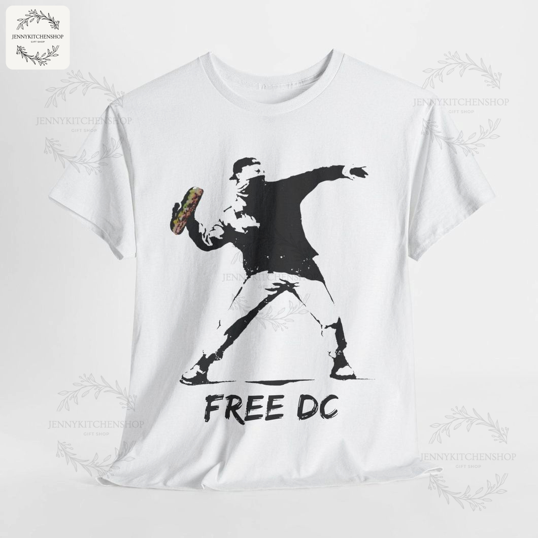 DC Sandwich Thrower Banksy Free DC Shirt
