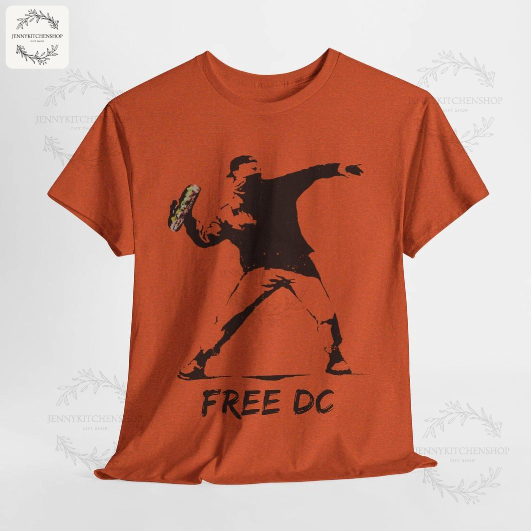 DC Sandwich Thrower Banksy Free DC Shirt