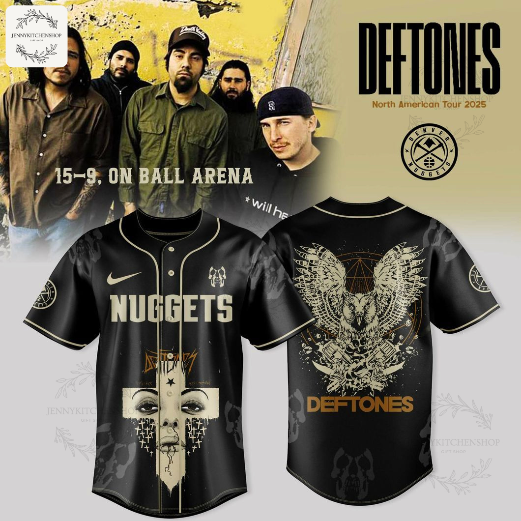 Denver Nuggets X Deftones Tour 2025 Black Jersey