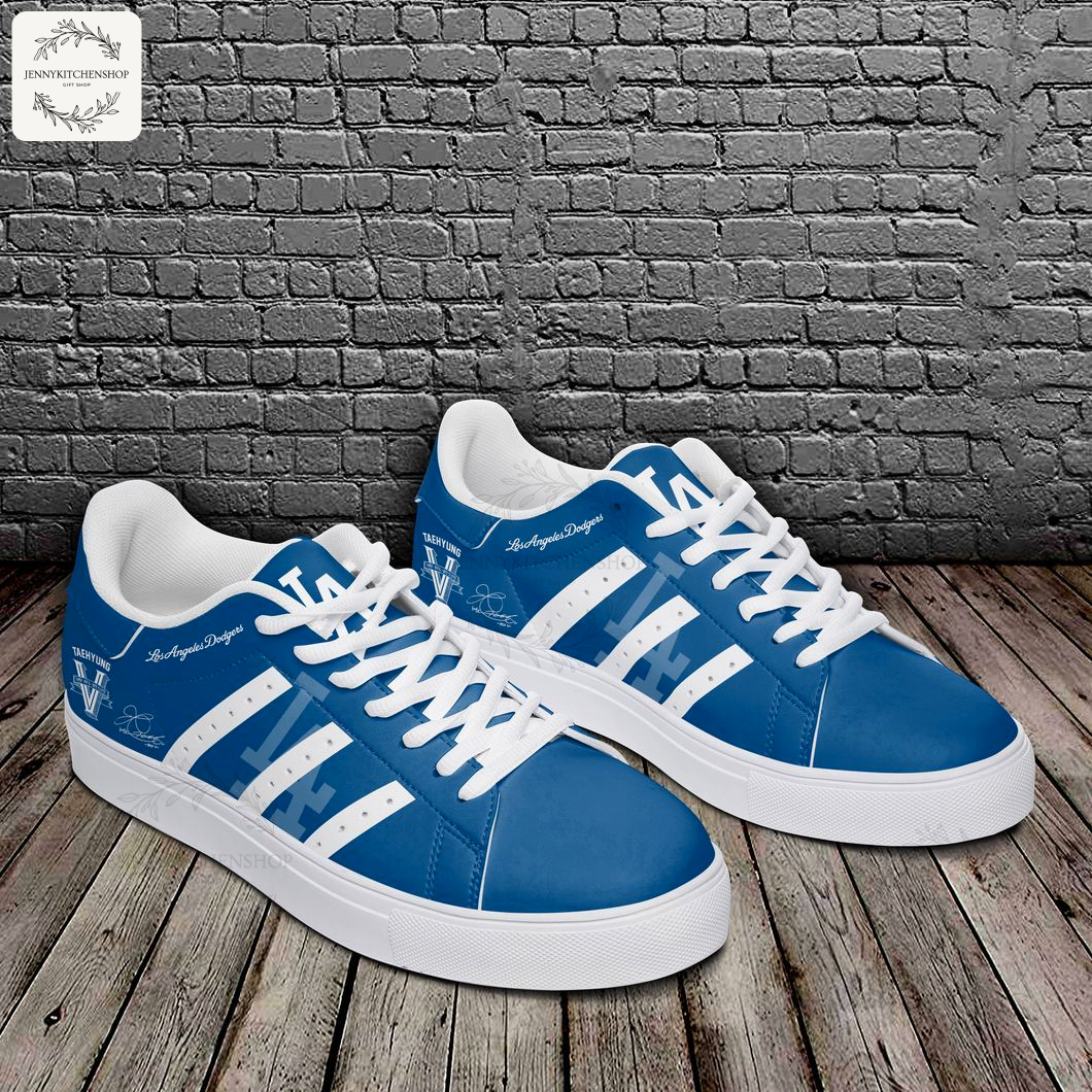 Dodgers x V Tae-Hyung BTS 2025 Stan Smith Shoes