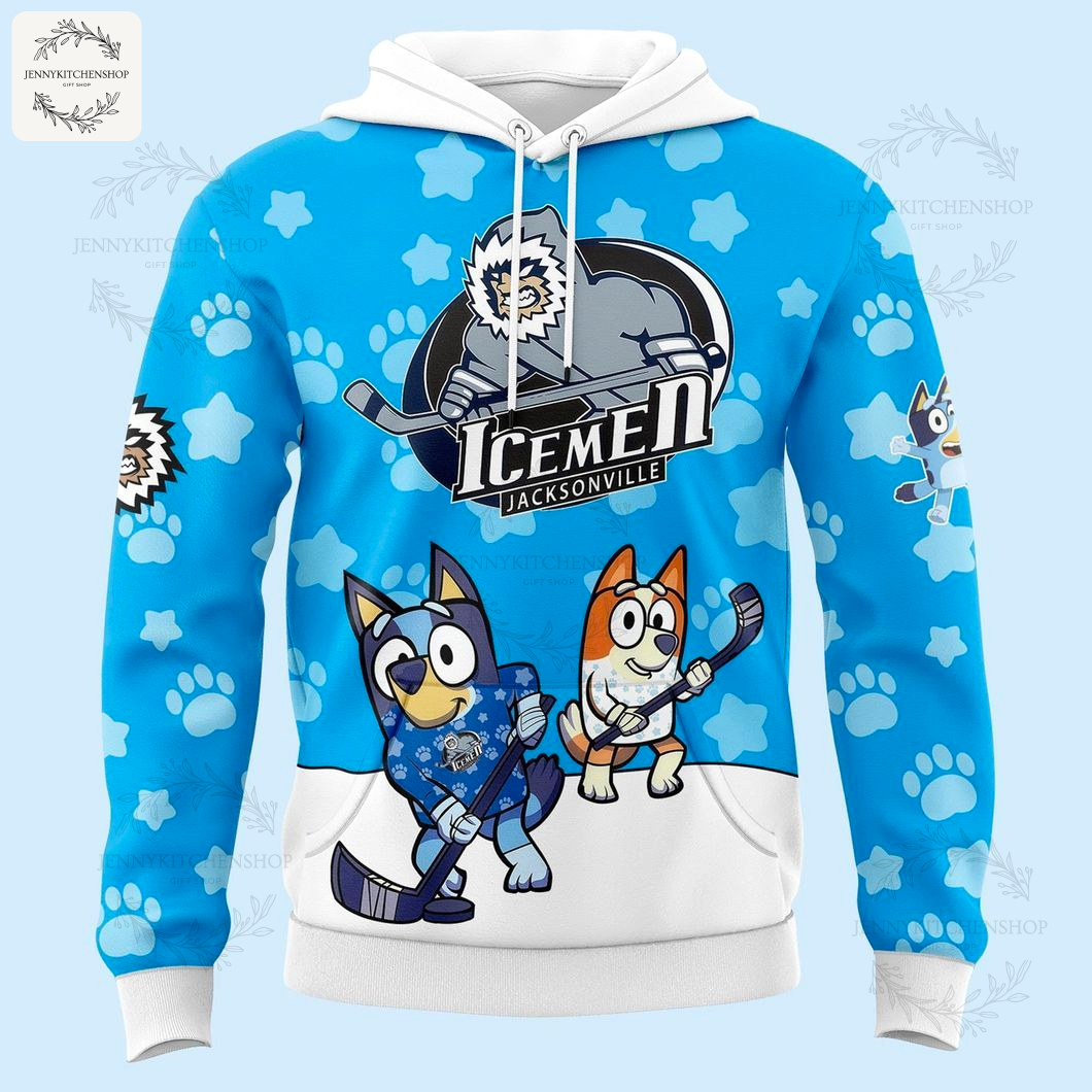 Jacksonville Icemen x Bluey Day 2025 Hoodie