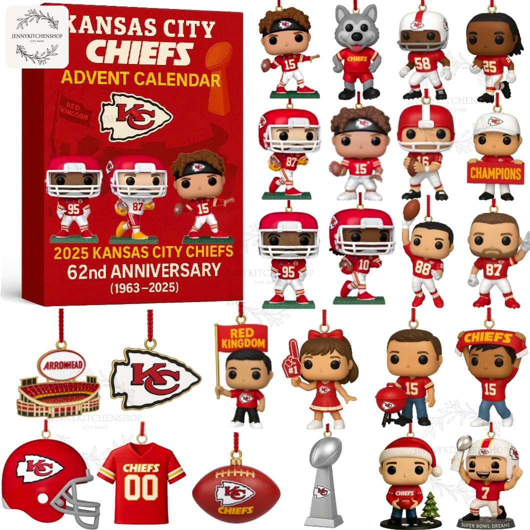 Kansas City Chiefs 62nd Anniversary 2025 Advent Calendar