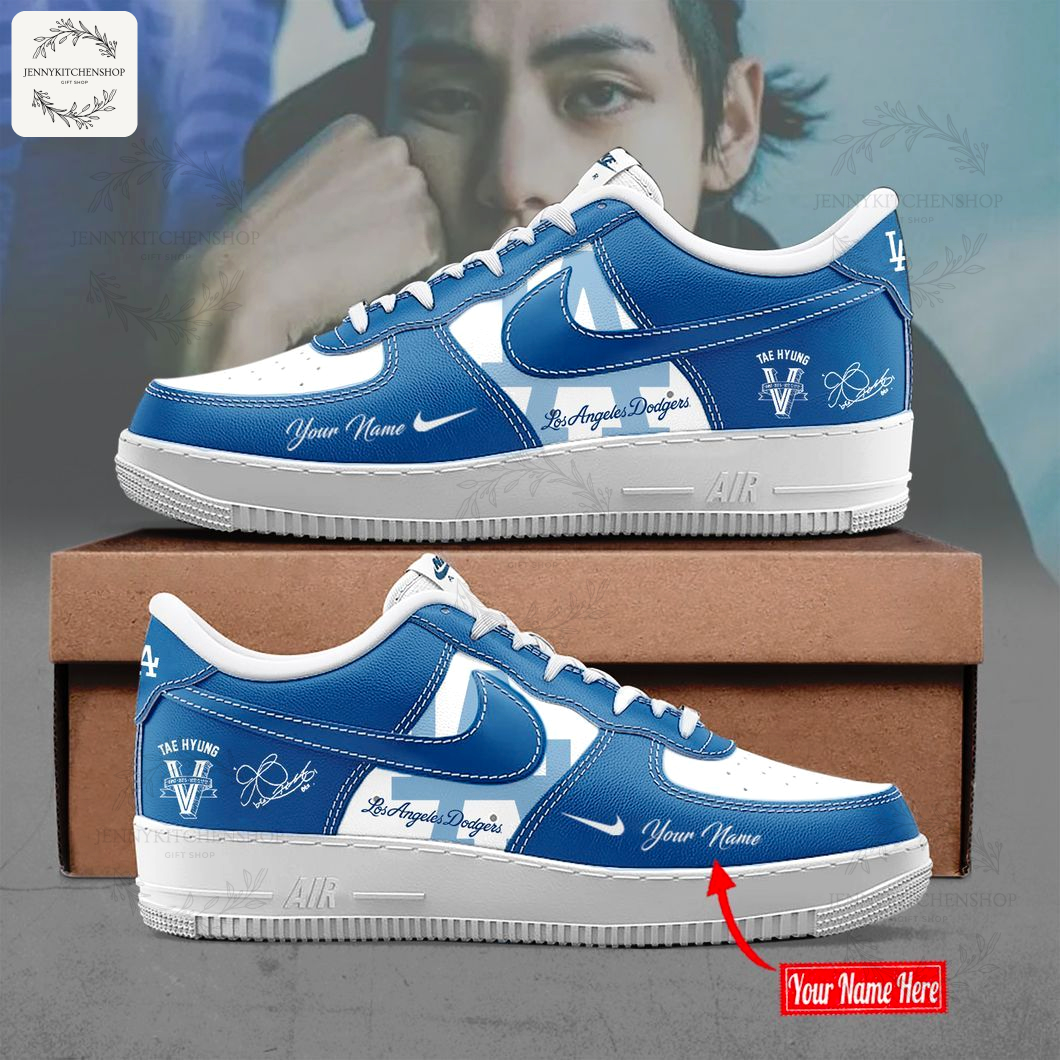 LA Dodgers x V Tae-Hyung BTS 2025 Limited Custom Air Force 1