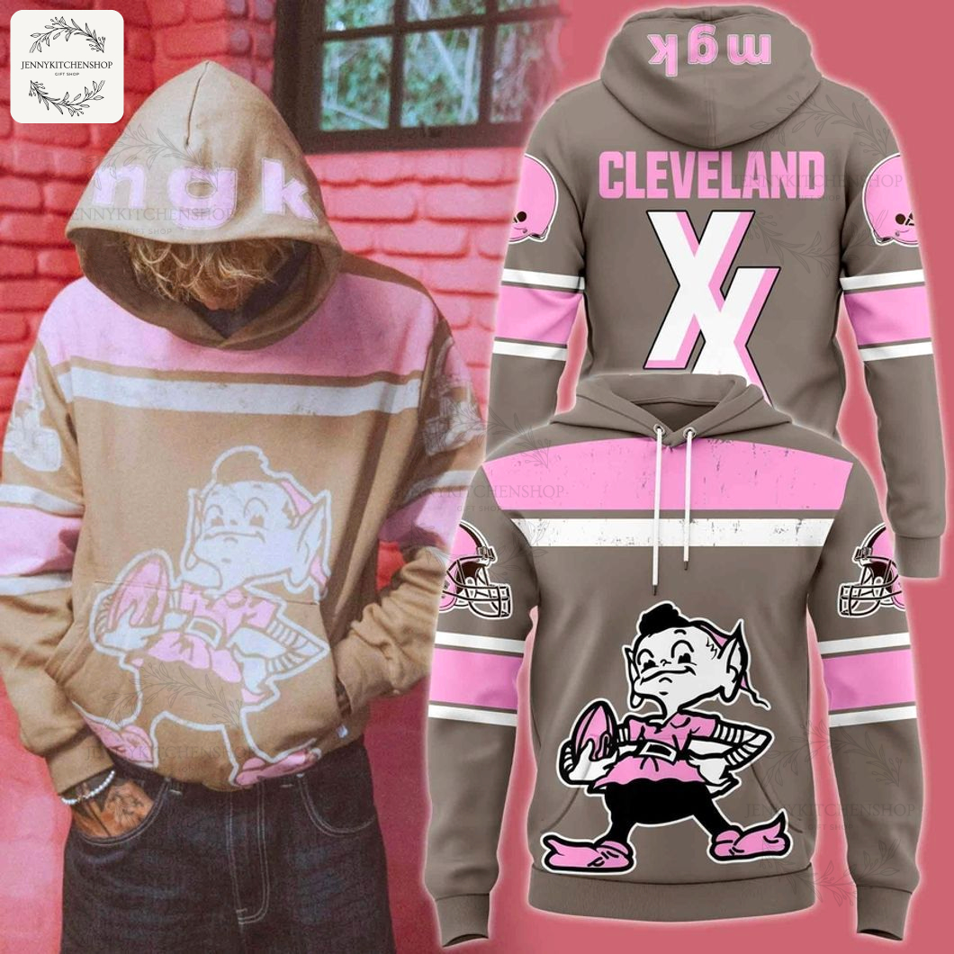 MGK X Cleveland Browns Tan Fans Limited Edition Hoodie