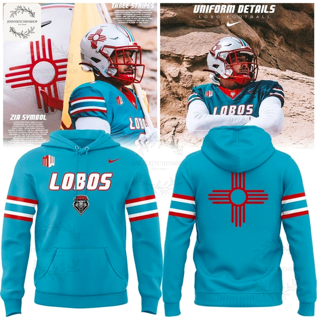 New Mexico Lobos The Turquoise Uniform Hoodie