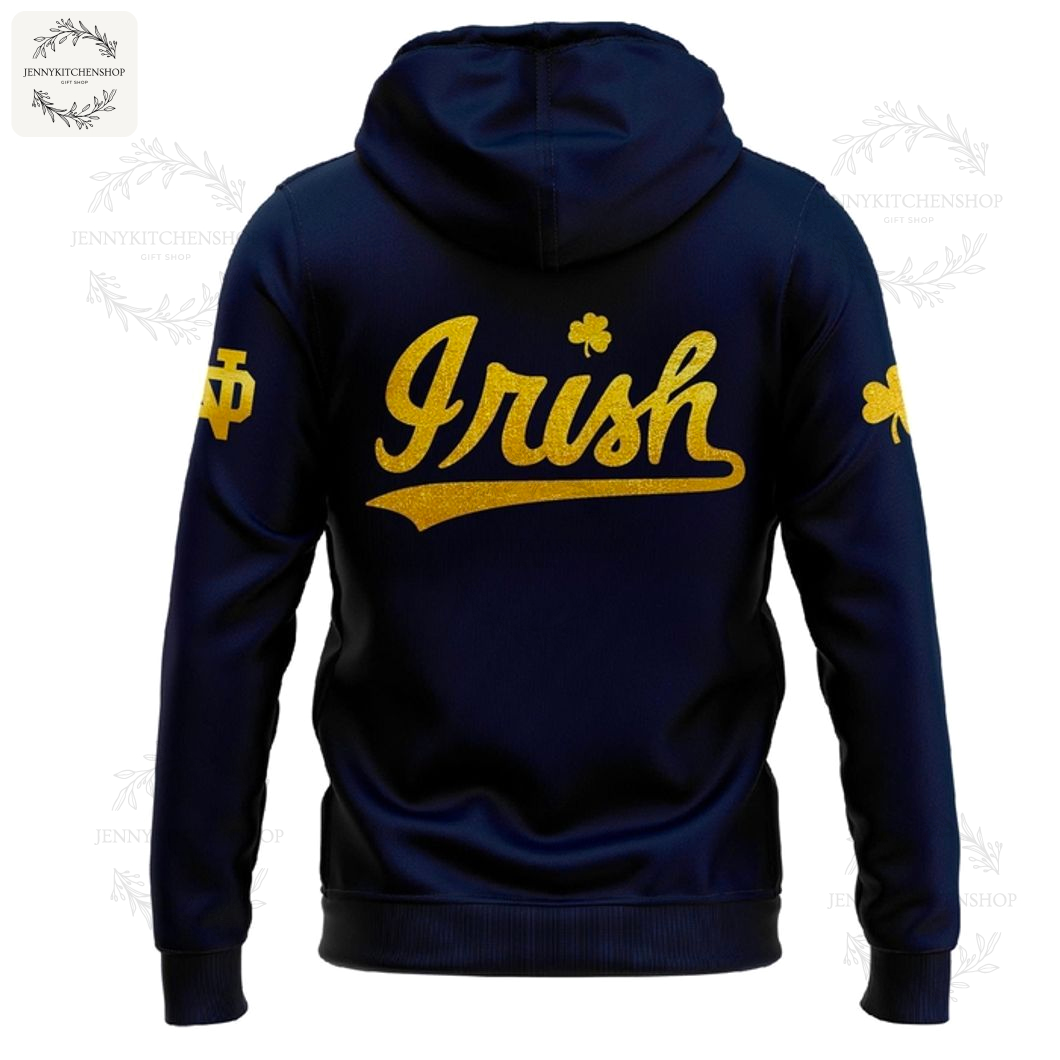 Notre Dame Fighting Irish Navy Hoodie New Football Leprechaun Collection 2025 Notre Dame Fighting Irish Navy Hoodie New Football Leprechaun Collection 2025