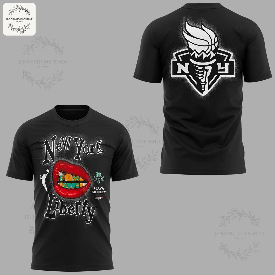 NY Liberty Lips Playa Society Snipes T-Shirt
