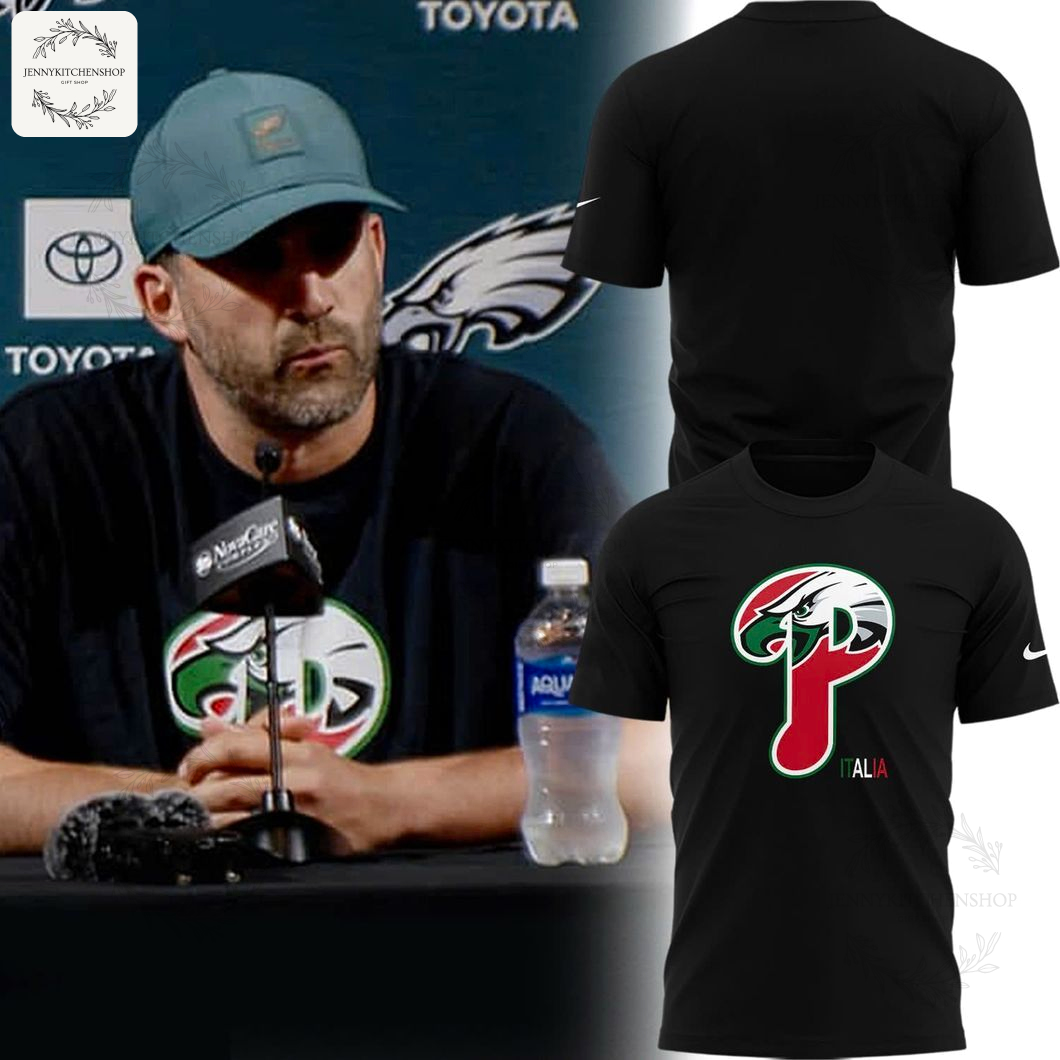 Philadelphia Eagles x Coach Nick Sirianni Logo Teams 2025 T-Shirt