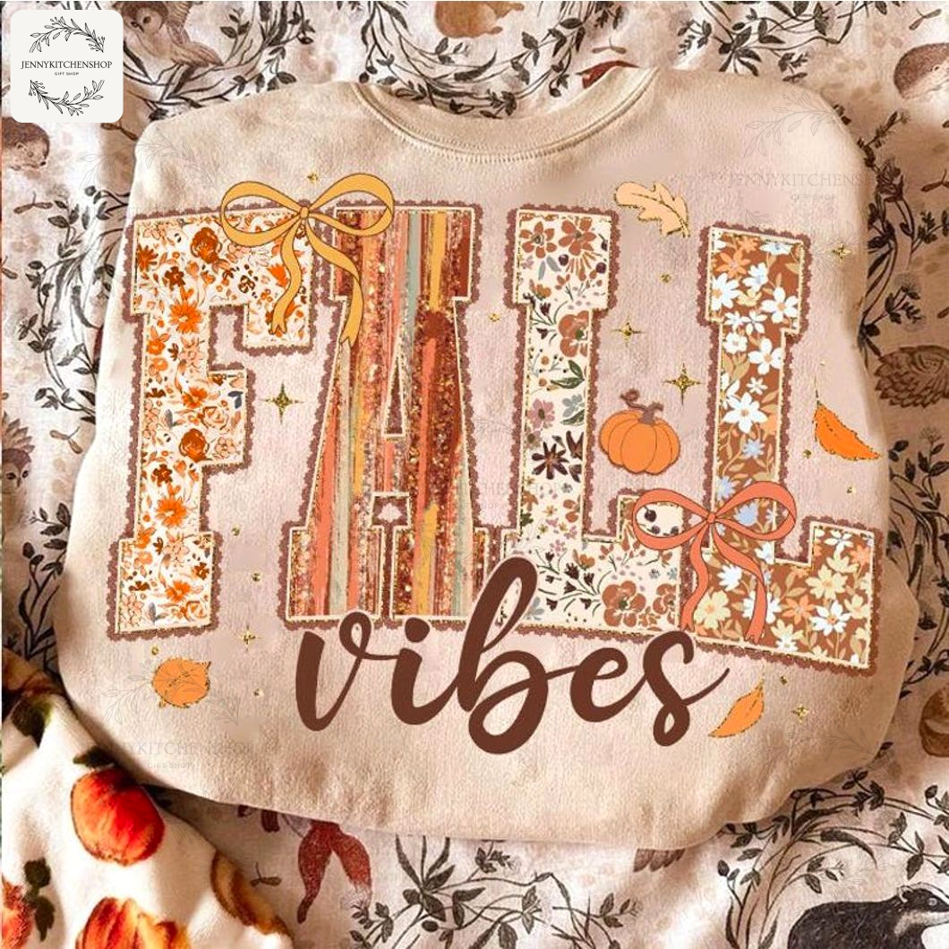 Retro Coquette Autumn Floral Pumpkin Sweatshirt | Cozy Fall Vibes Pullover