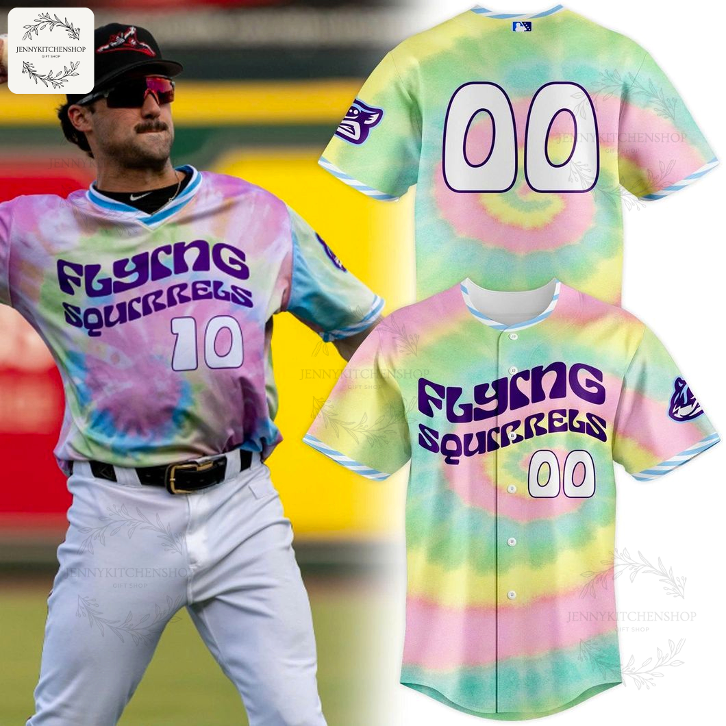 Richmond Flying Squirrels 2025 Grateful Dead Night Baseball Jerseys