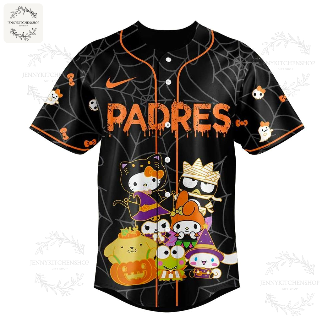 San Francisco Giants x Hello Kitty and Friends Halloween Baseball Jersey