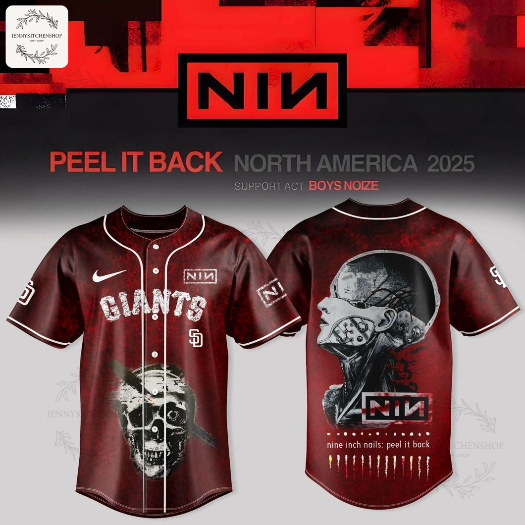 San Francisco Giants X Nine Inch Nails – Peel It Back Tour 2025 Jersey