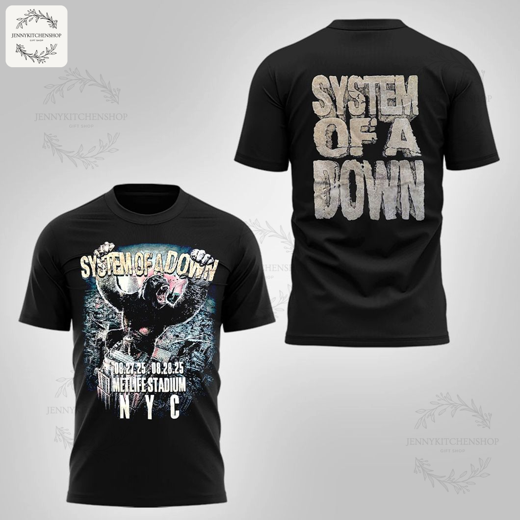 SOAD System Of A Down NYC 2025 Shirt