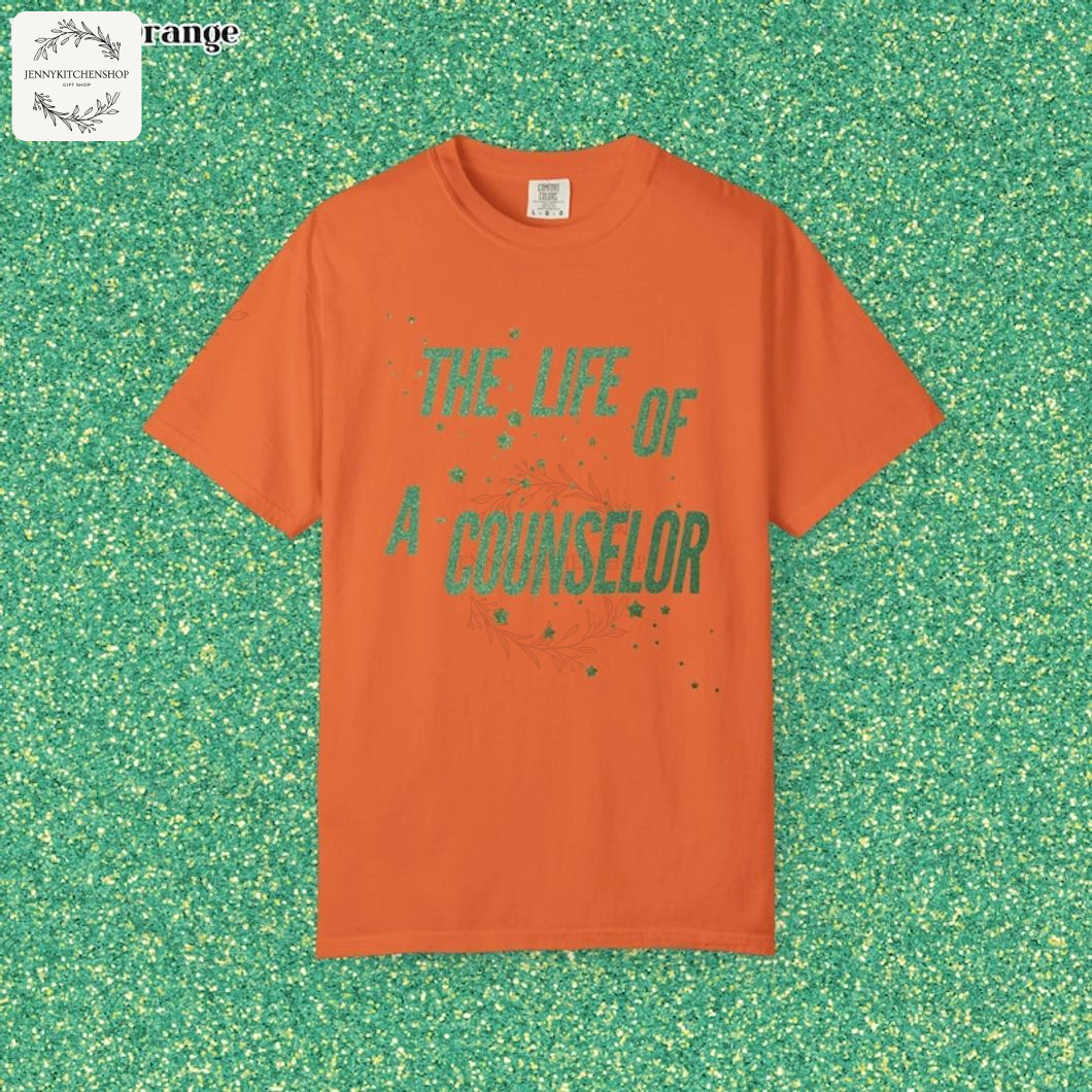 The Life of a Counselor Counselor Comfort Back to School T-Shirt