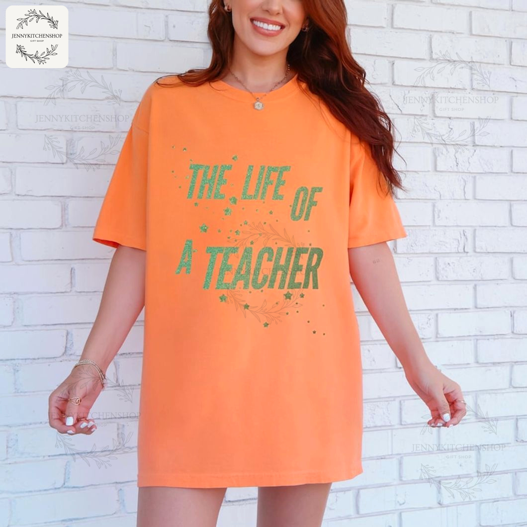 The Life of a Teacher Back to School Soft Vintage Back to School Shirt