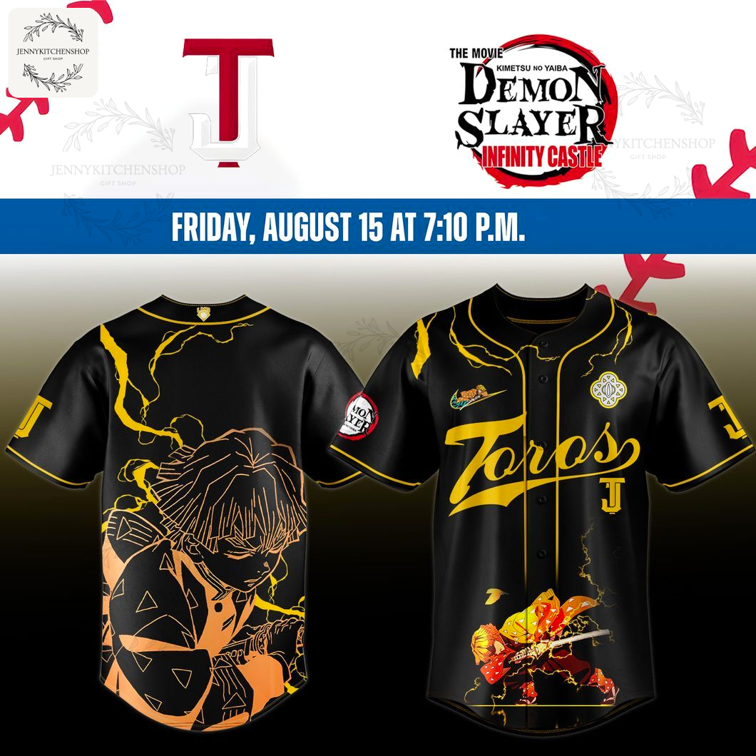 Toros de Tijuana x Demon Slayer Agatsuma Zenitsu Jersey