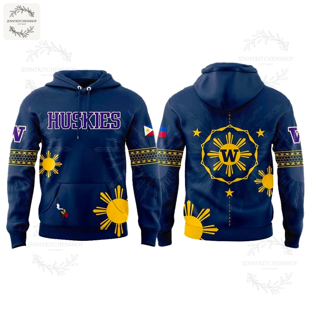 Washington Huskies Filipino Heritage Night 2025 Commemorative Hoodie