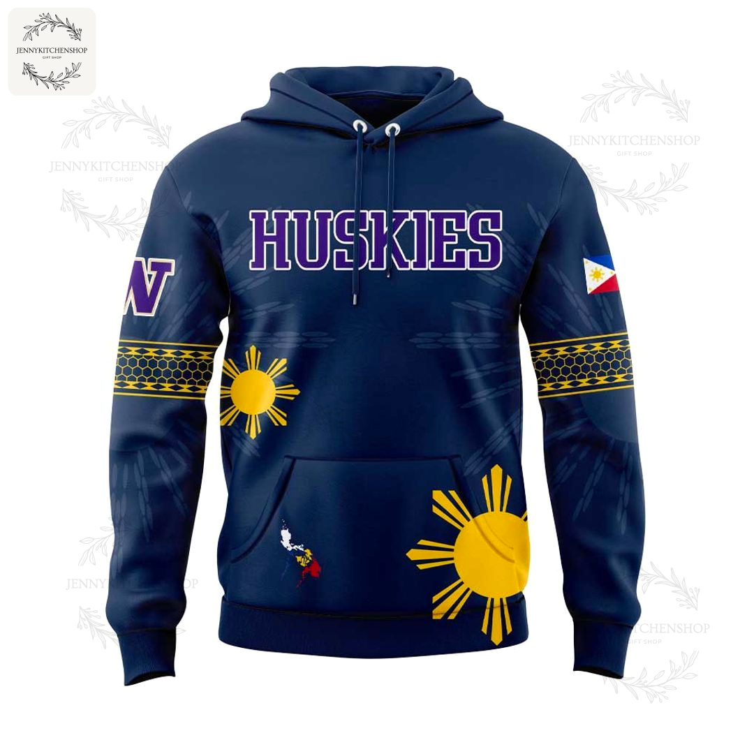 Washington Huskies Filipino Heritage Night 2025 Commemorative Hoodie