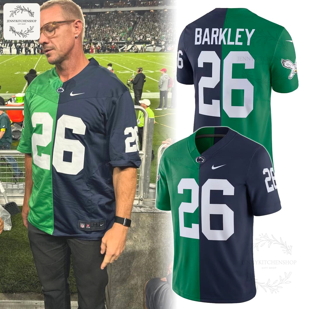 Barkley 26 Eagles Nittany Lions Jersey - Dual Team Style for Every Fan! Shop Now!