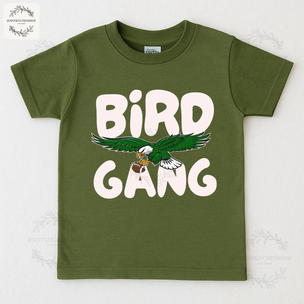 Bird Gang Philadelphia Eagles T-Shirt: Iconic Design, Ultimate Gameday Comfort!