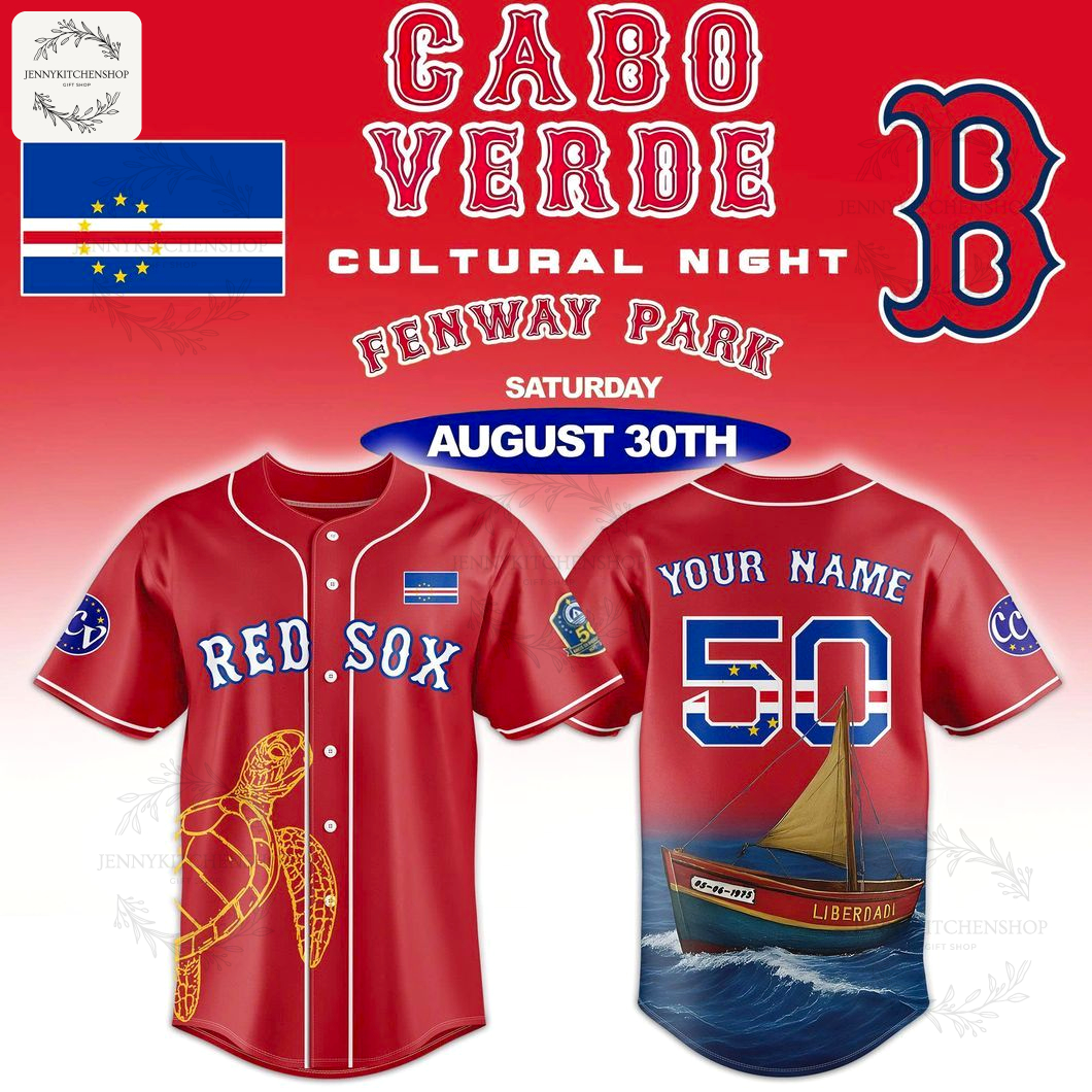 Boston Red Sox Cabo Verdean Celebration Jersey