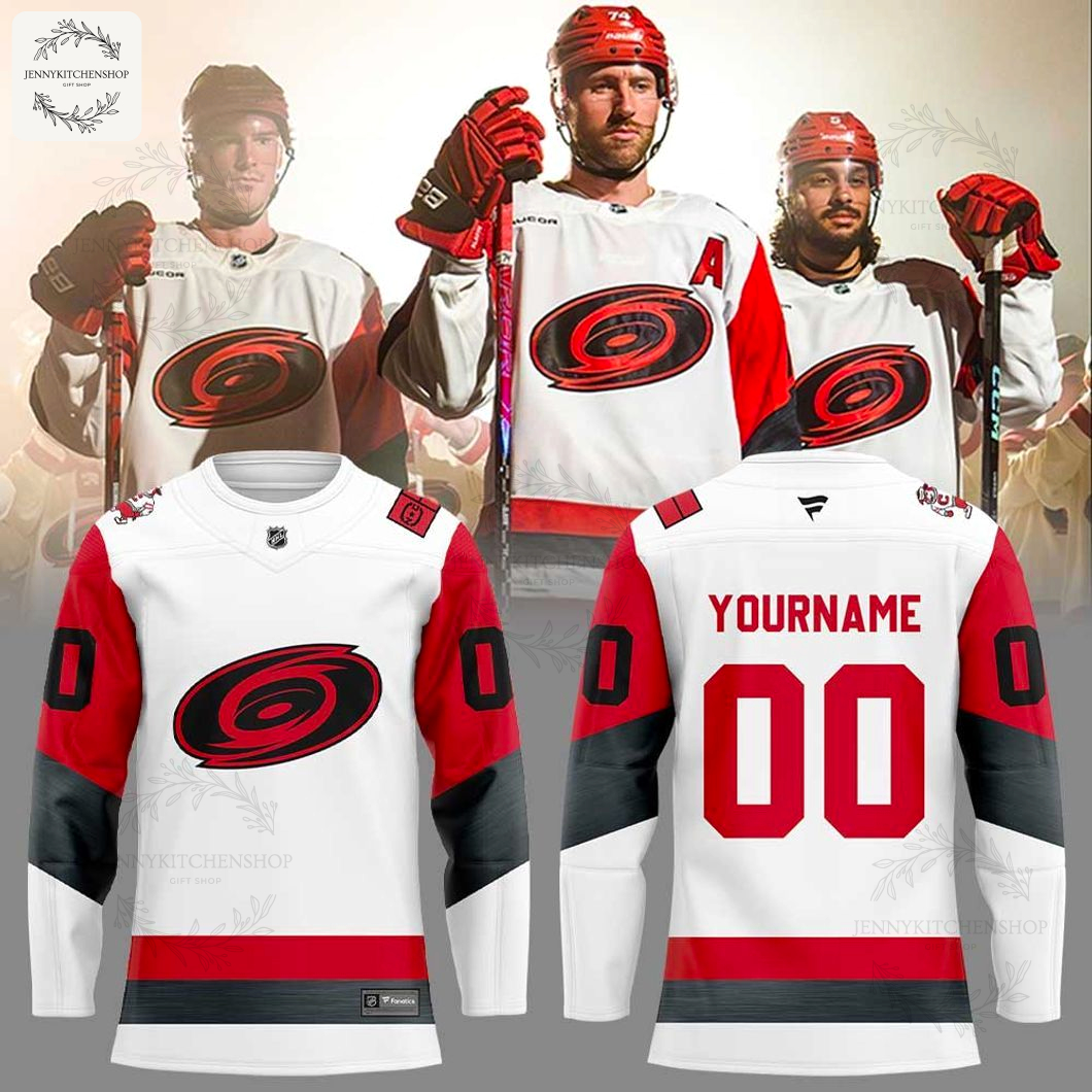 Carolina Hurricanes Unveil New Road White Uniform Hockey Jersey