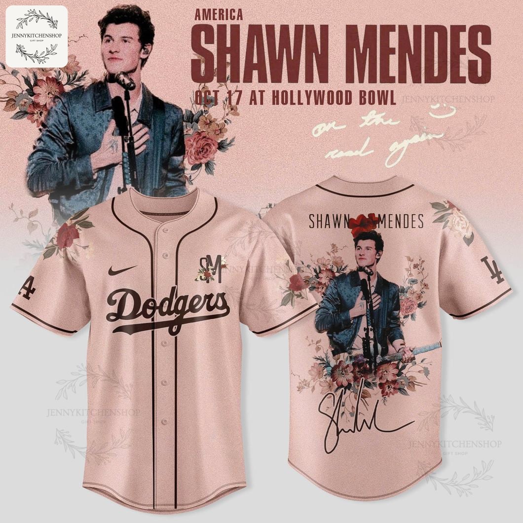 Dodgers x Shawn Mendes On The Road Again Tour Jersey