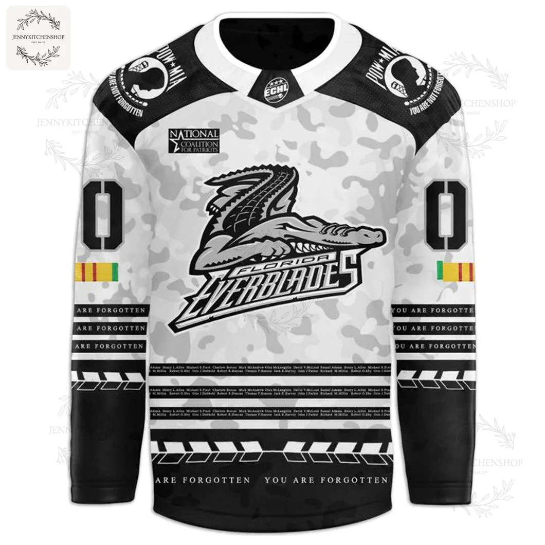 Florida Everblades x Military Night 2025 Hockey Jersey