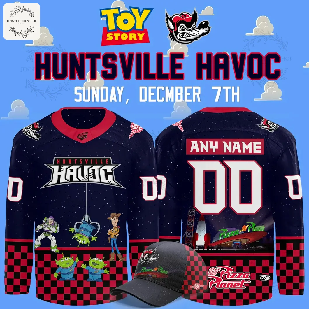 Huntsville Havoc x Toy Story Hockey Jersey 2025