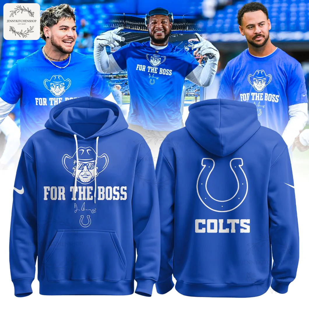 Indianapolis Colts x Won For Jim Tribute 2025 For The Boss Hoodie