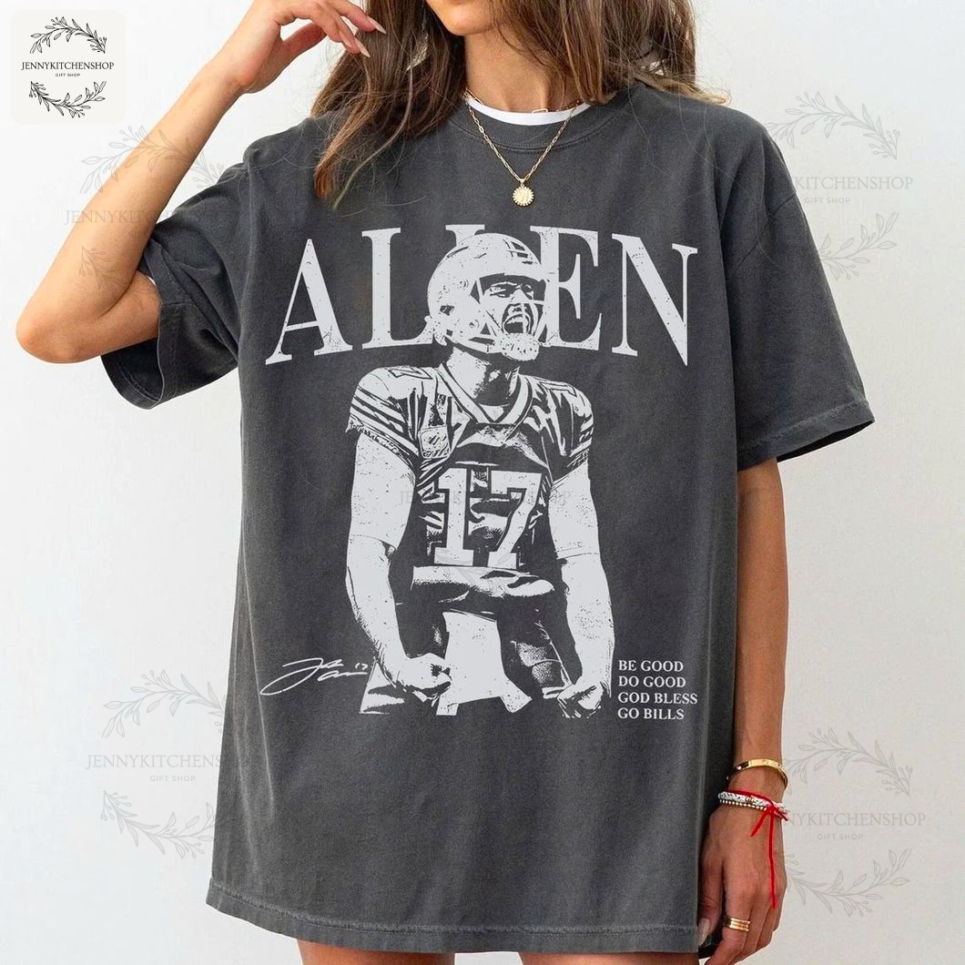 Josh Allen Bills Mafia Vintage Game Day Tee - Show Your Buffalo Pride!