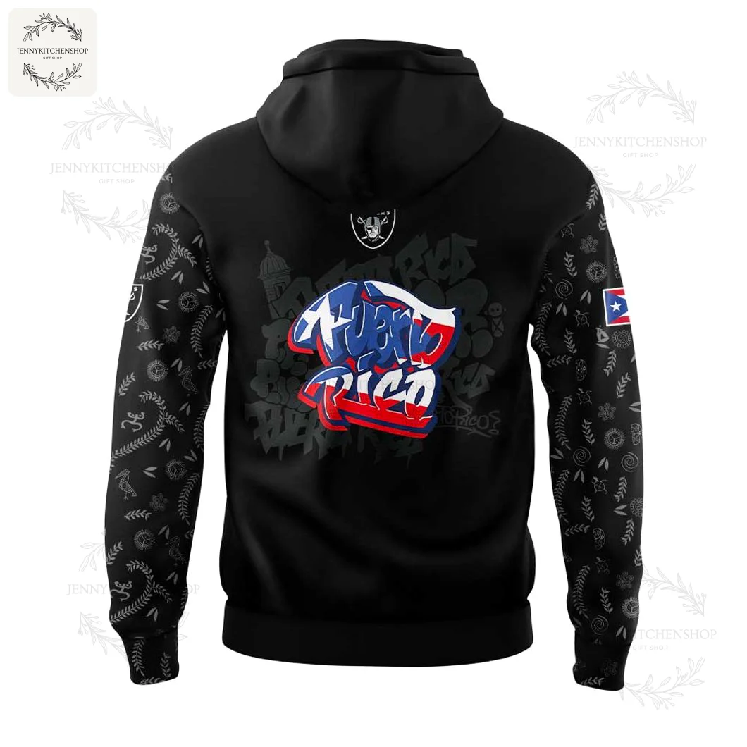 las-vegas-raiders-puerto-rican-heritage-black-hoodie-3 Las Vegas Raiders Puerto Rican Heritage Black Hoodie 3