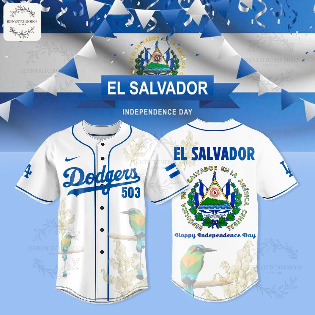 Los Angeles Dodgers x El Salvador Independence Day 2025 Limited Jersey
