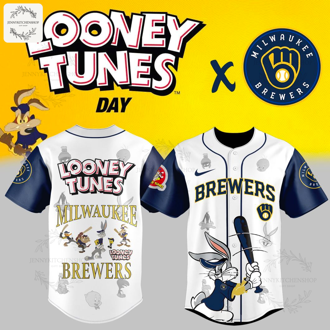 Milwaukee Brewers Looney Tunes Night Jersey 2025