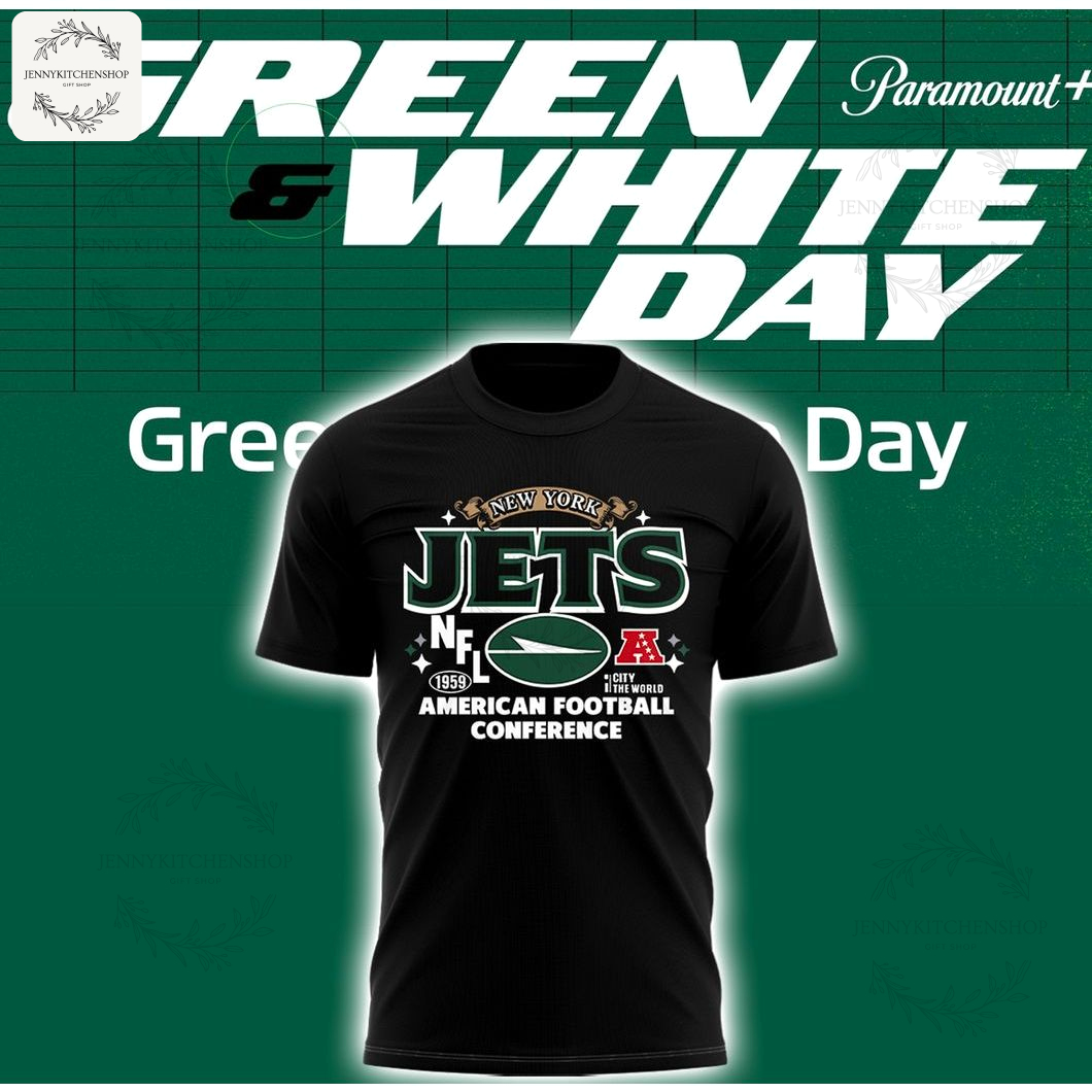 New York Jets Fan Gear Show Your NFL Pride Authentic AFC Game Day Tee