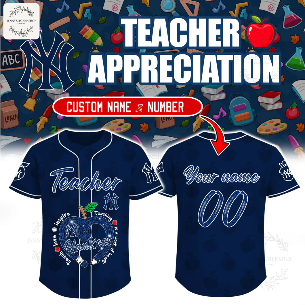 NY Yankees x Teacher Appreciation Jersey