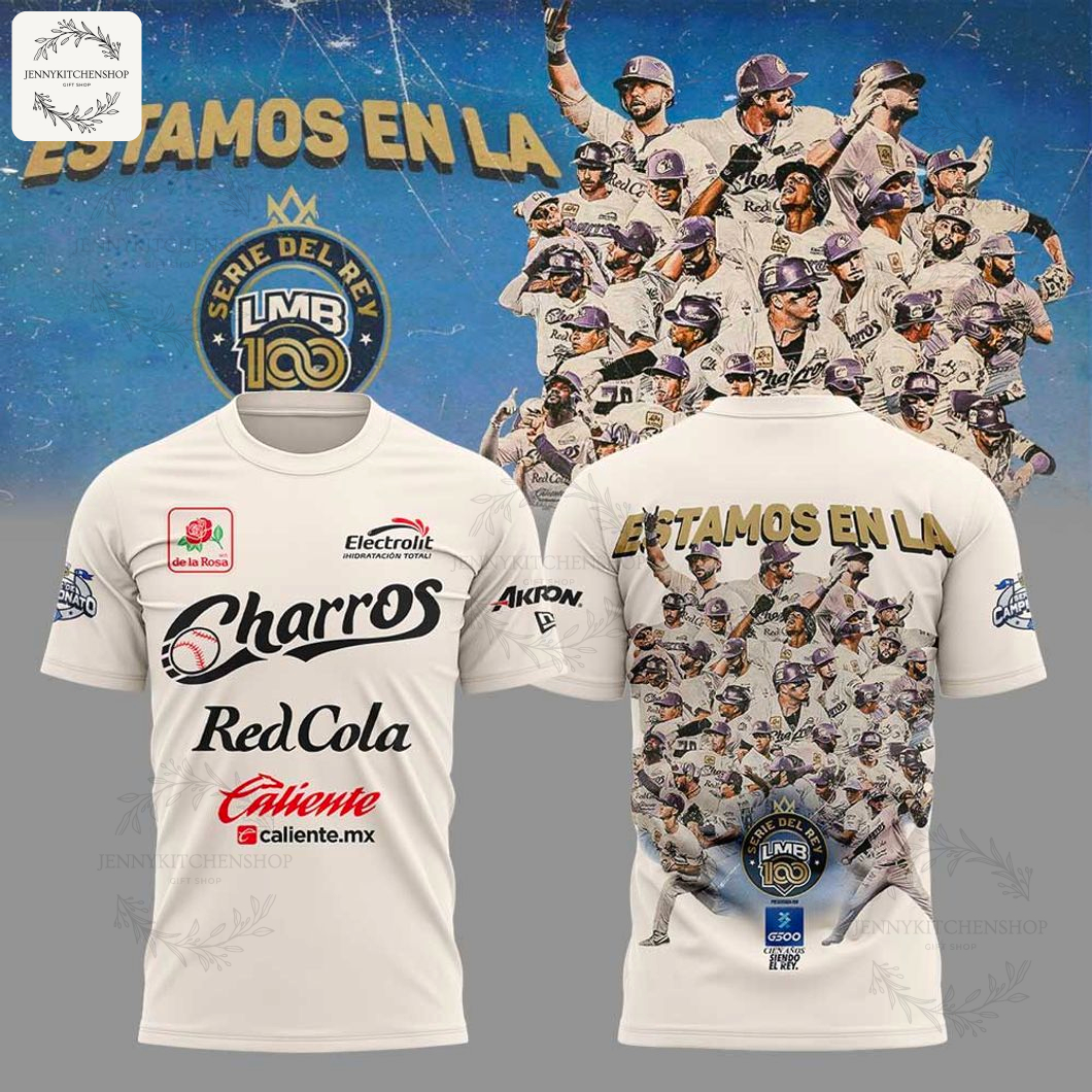 Official Charros de Jalisco Campeones Zona Norte Baseball Shirt - Serie del Rey