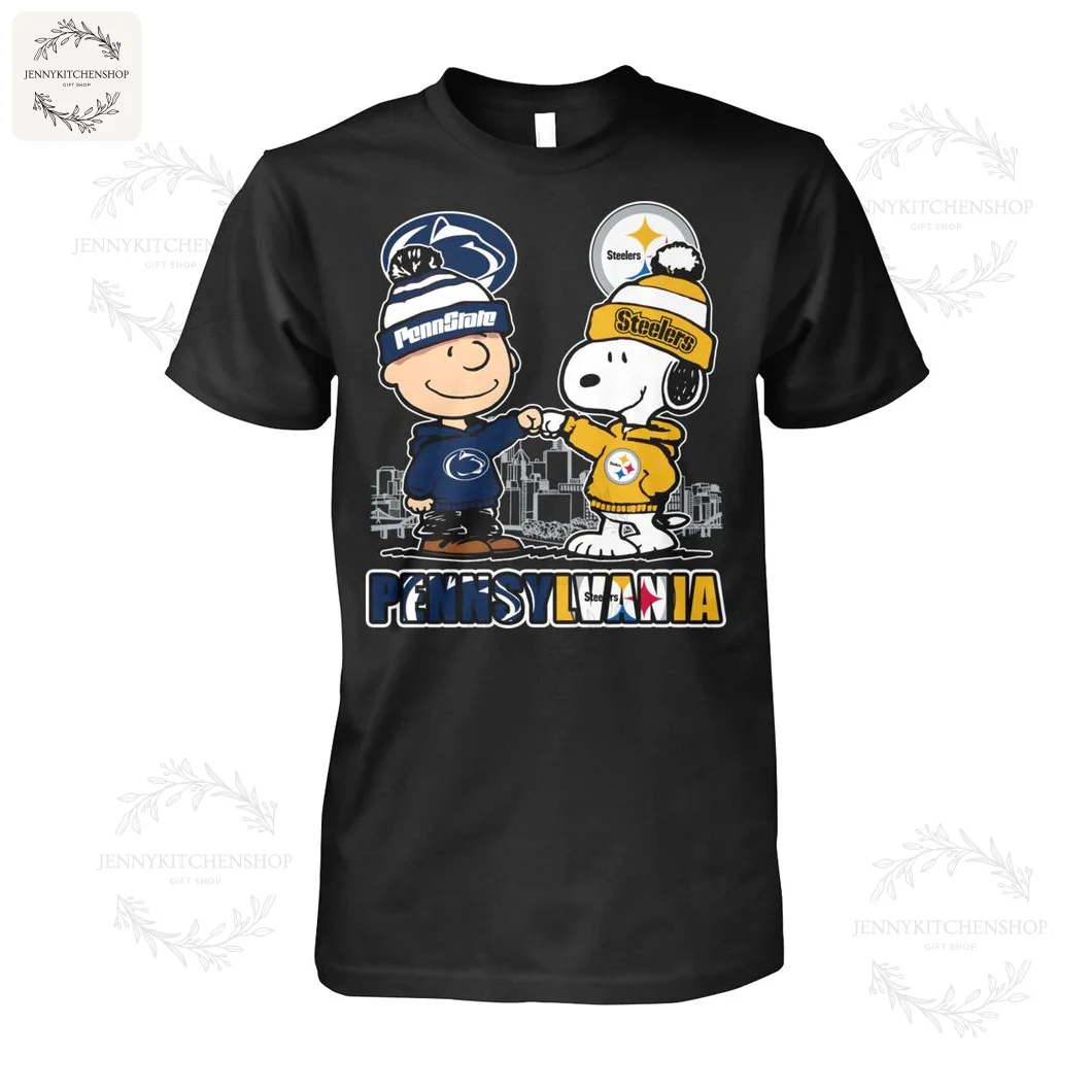 Penn State x Steelers - Pennsylvania Loyalty Peanuts Shirt | Ultimate Fan Gear Collection