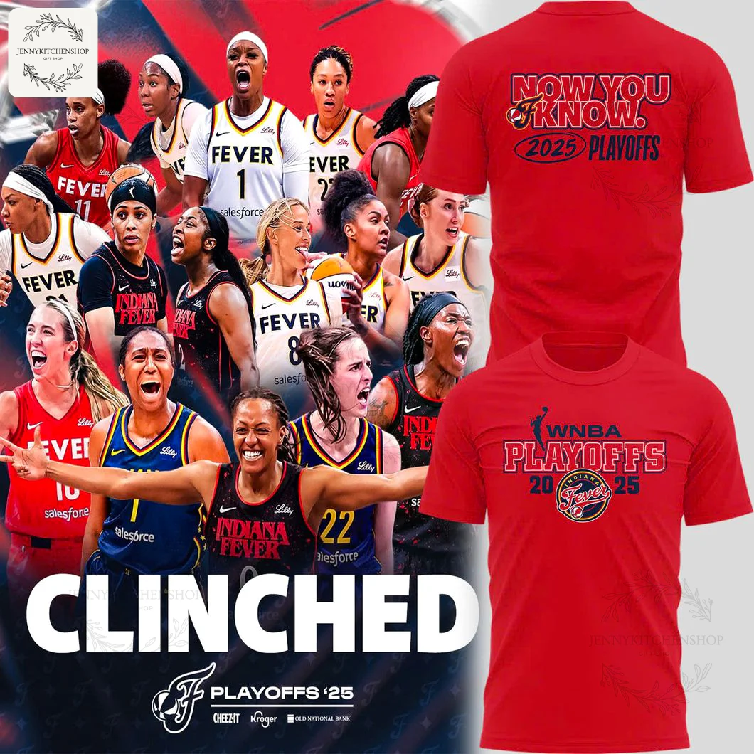 Playoffs Indiana Fever Special Red T-Shirt