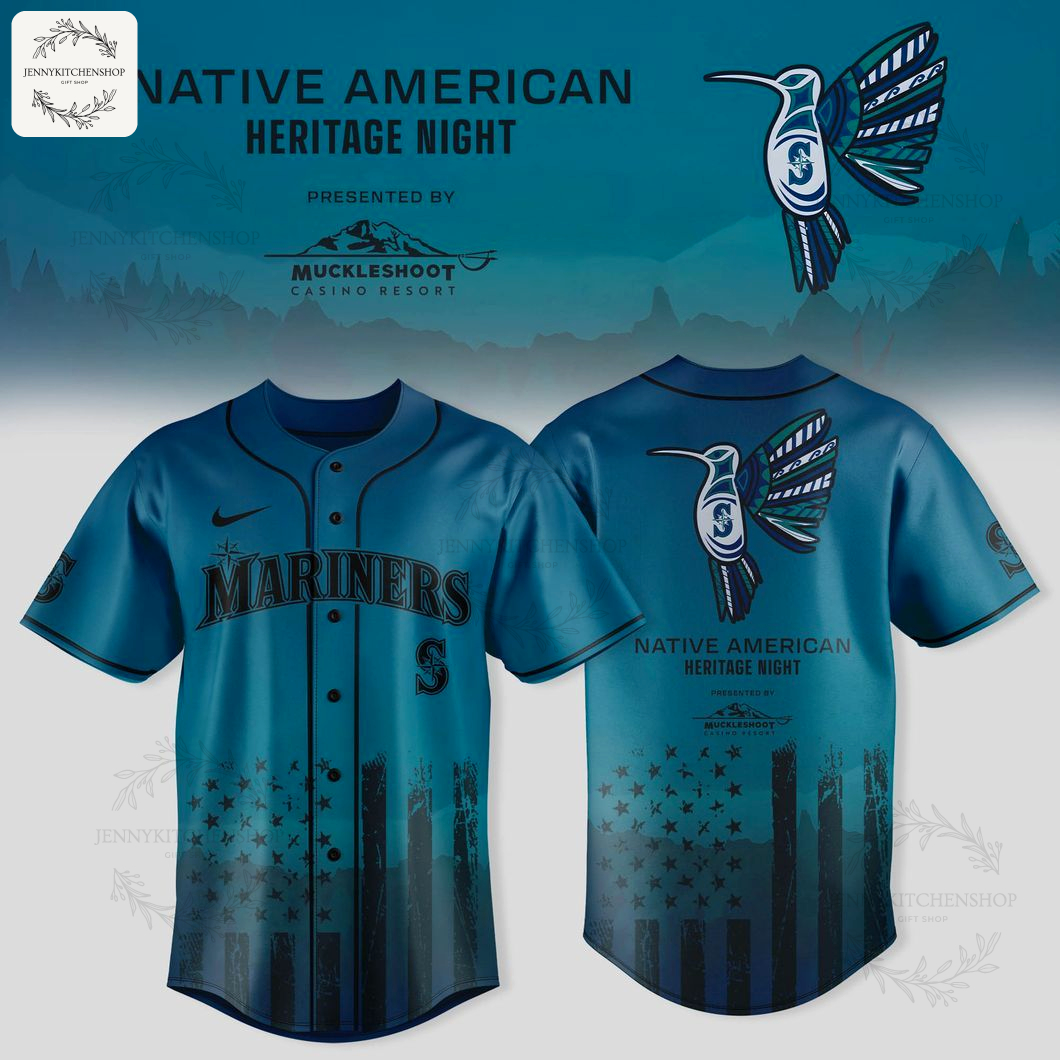 Seattle Mariners Native American Heritage Night 2025 For Fans Limited Jersey