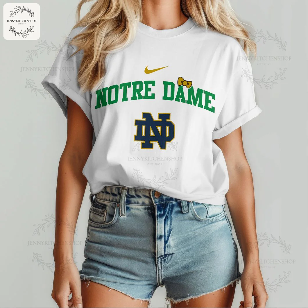 Women Notre Dame Hello Kitty T-Shirt