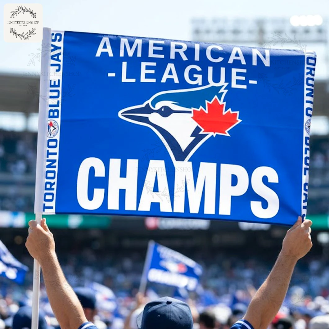 Toronto Blue Jays 2025 American League Division Series Champions Limited Flag Toronto Blue Jays 2025 American League Division Series Champions Limited Flag
