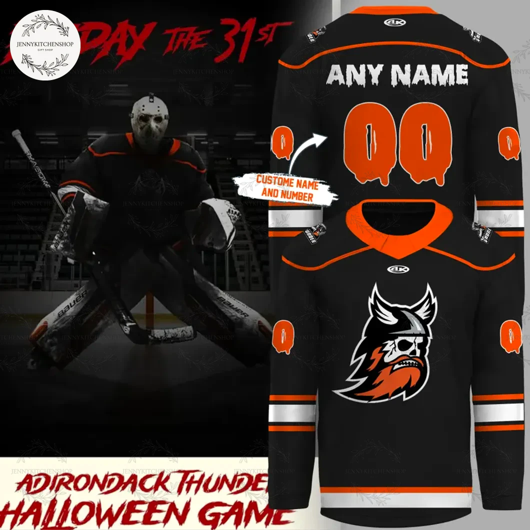 Adirondack Thunder Halloween Game 2025 Jersey