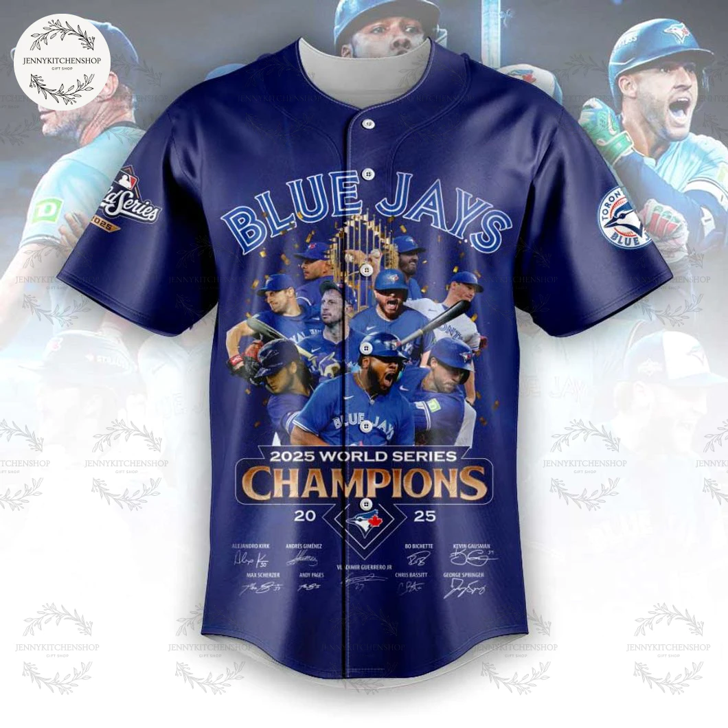 Blue Jays 2025 Champions World Series Limited Jersey Blue Jays 2025 Champions World Series Limited Jersey