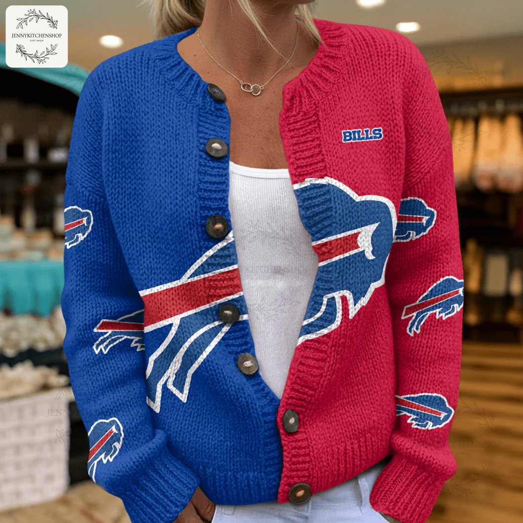 Buffalo Bills Cardigan Sweater